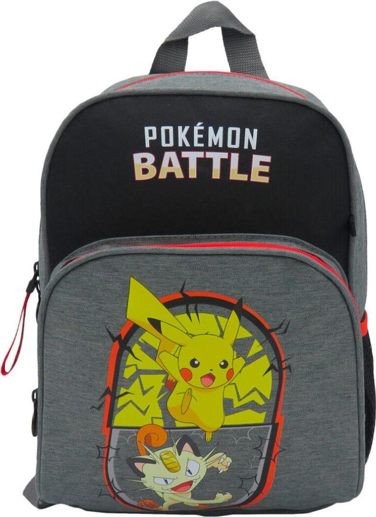 Pokémon Kinder Rucksack Freizeitrucksack mit Hauptfach Seitentasche
