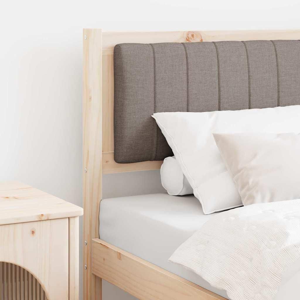 "Schlussverkauf" Gepolstertes Kopfteil 1 pc - Einfach zu reinigen - Braun 75 cm Massives Kiefernholz C10838