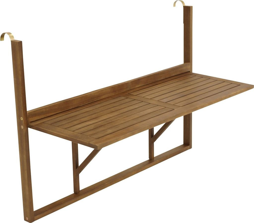DEGAMO Balkonhängetisch Balkontisch Hängetisch 120x40cm Produktbild 