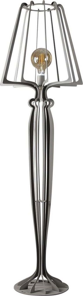 Lampadaire Minerva d38x166 cm en fer de style réticulé avec Image du produit 