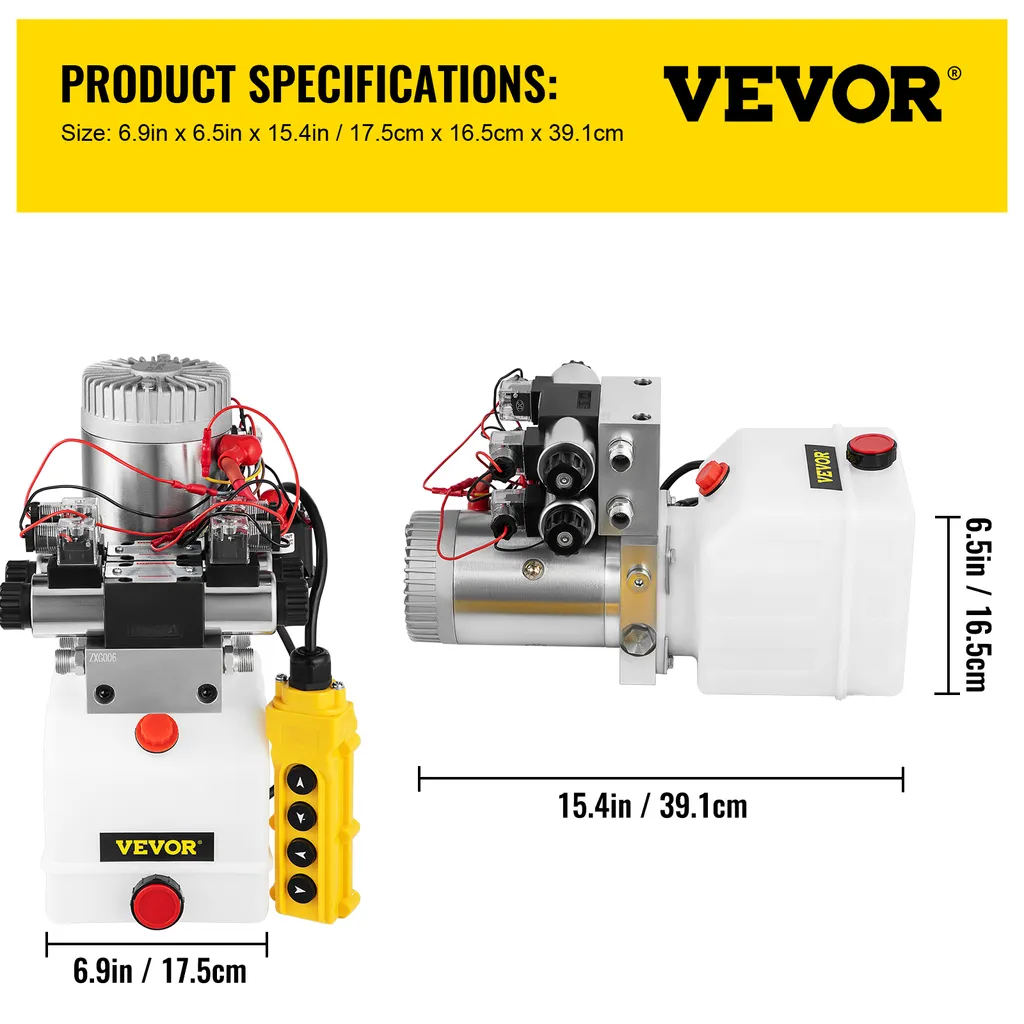 Pompe Hydraulique Électrique 12V 4.5L : Dites Adieu au Pompage Manuel
