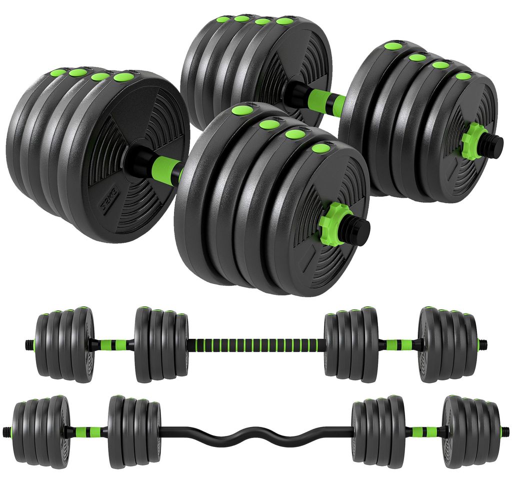 SPORTNOW Verstelbare halterset, 30 kg. Set met korte en Productafbeelding 