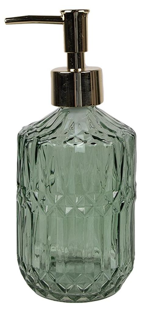 Clayre & Eef Distributeur de savon 400 ml noir verre Image du produit 