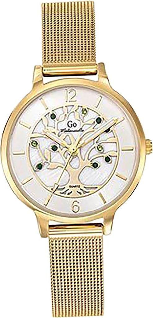Girl Only Edelstahl Damen Uhr Analog Quarzuhr Armband gold Mademoiselle D2UGO695571