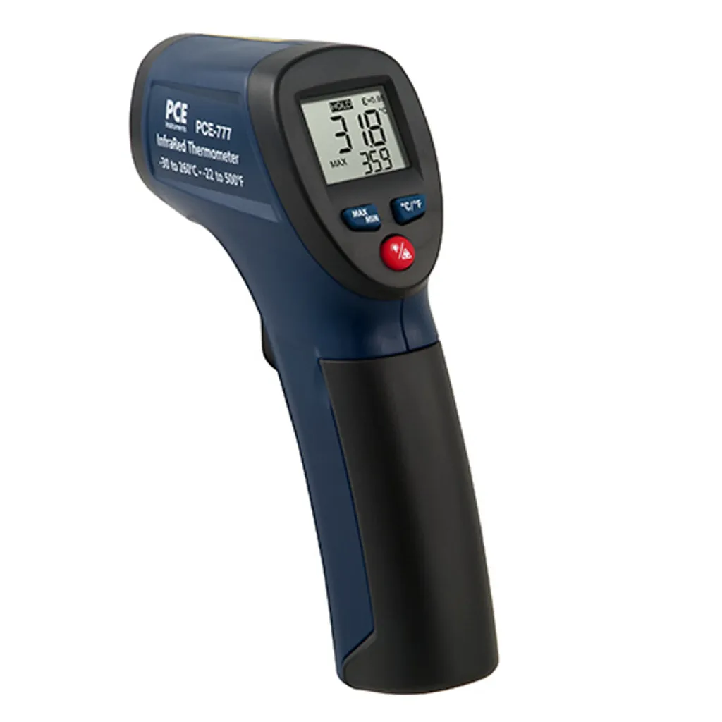 Thermomètre infrarouge PCE avec pointeur laser pour mesure de surface