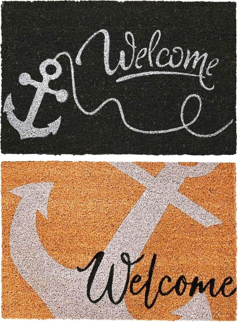 Fußmatte DKD Home Decor Gummi Bunt (60 x 40 x 1,5 cm) (2 Stück)