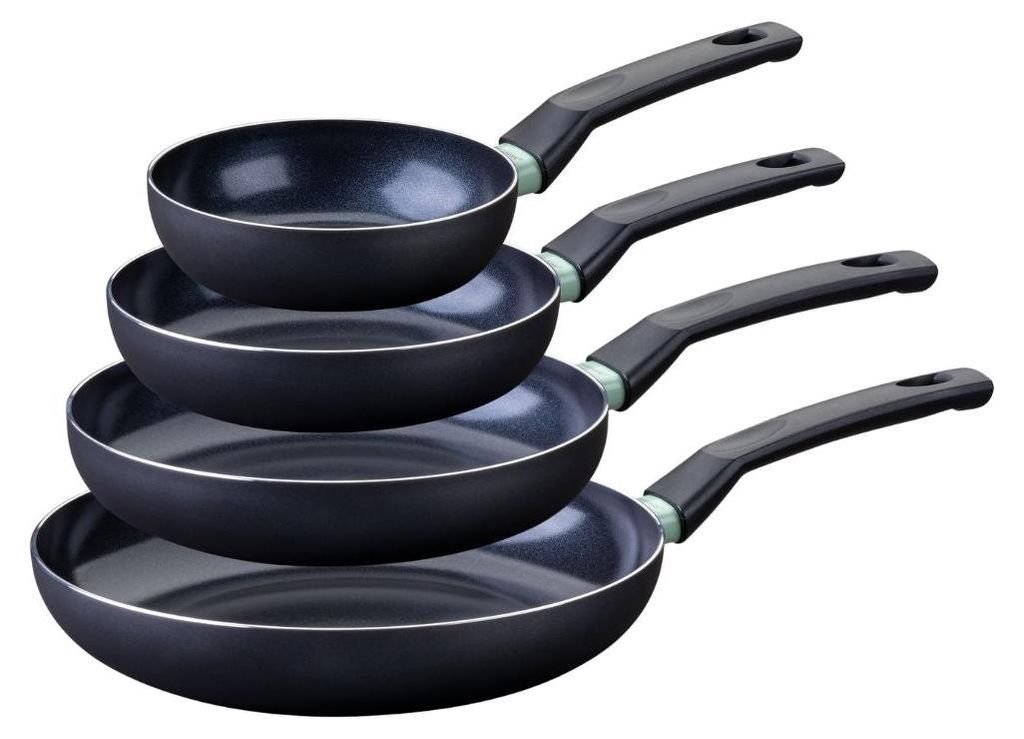 Set de 4 poêles antiadhésives céramique 16, 20, 24 et 28 cm Image du produit 