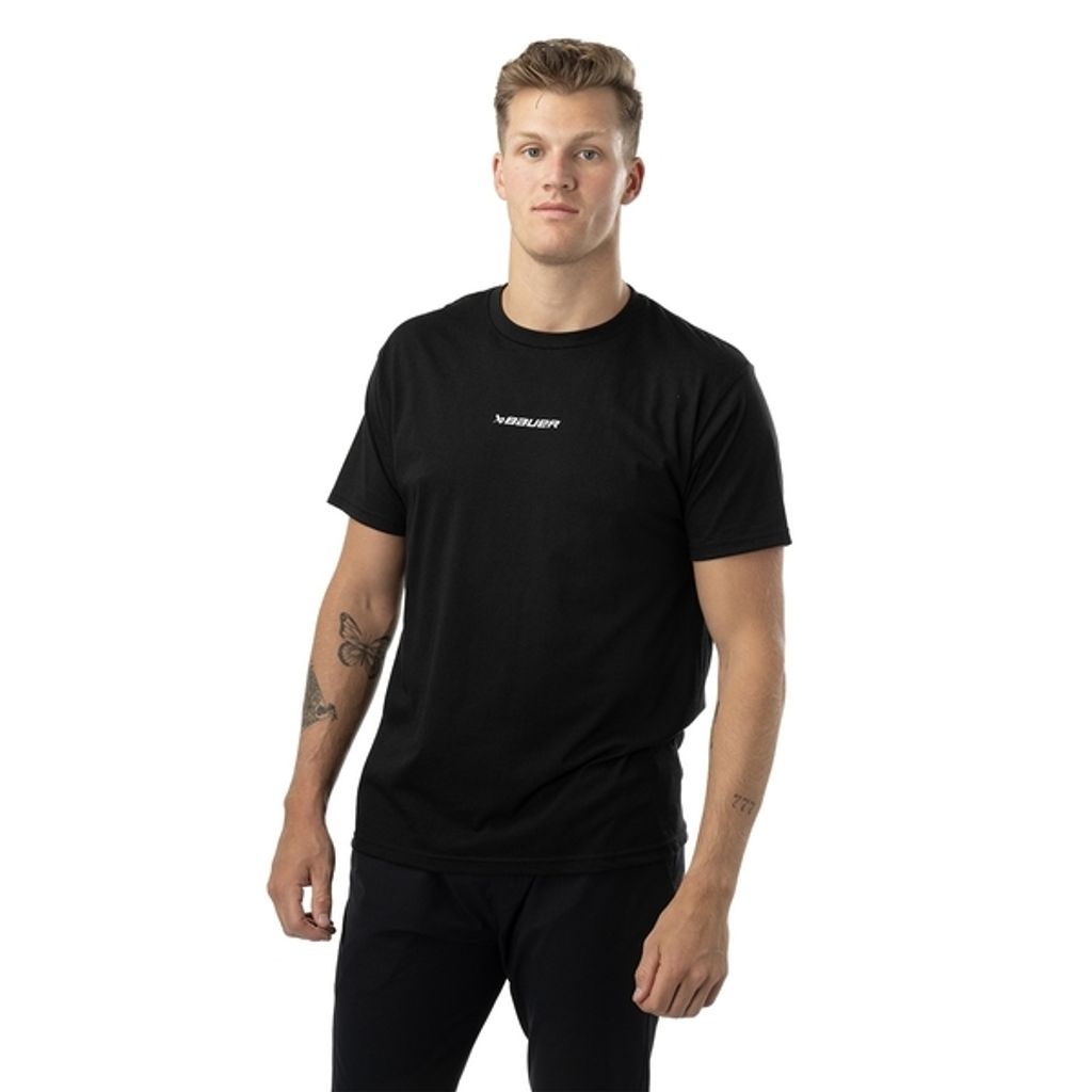 BAUER CORE TEE / S24, Größe:L, Farbe:schwarz