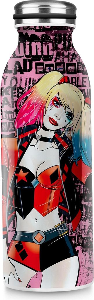 Dc Comics - Butelka Ze Stali Nierdzewnej 500Ml - Harley Quinn