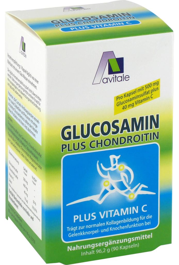 Glukosamin 500 mg + chondroitin 400 mg kapsle 90 kapslí Obrázek produktu 