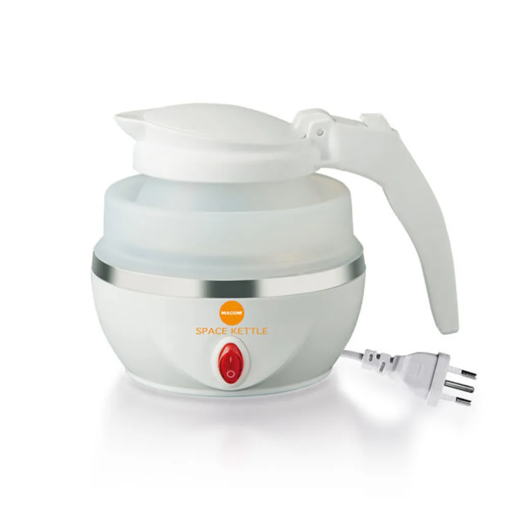 Bouilloire Pliable 0,8L Blanche Macom : Ultra Compacte et Rapide 1100W - 2