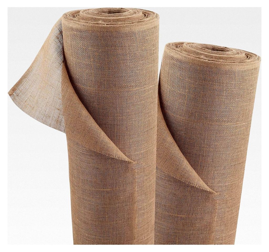 Jutegewebe 25m x 1m 215g/m² für Garten und Dekoration