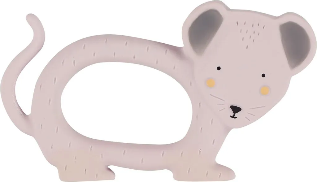 Trixie Mrs Mouse Anello da Dentizione in Gomma Naturale per Neonati