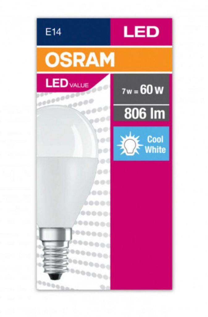 LED iarovka "Value", E14, globe, P45, 8W, 806lm, 4000K Obrázok produktu 