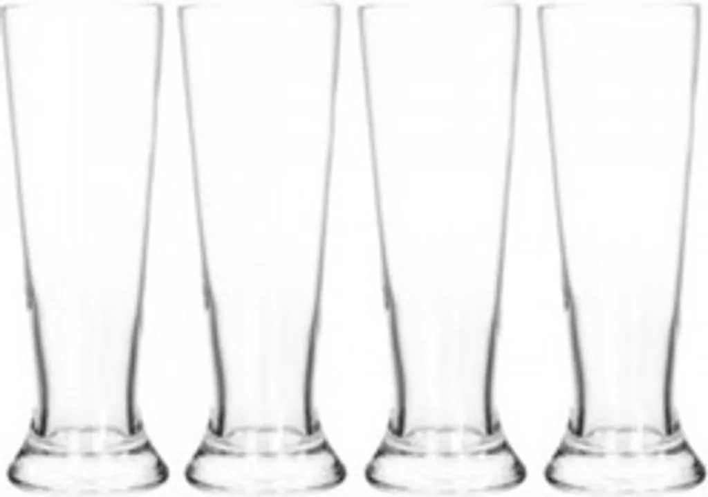 Chopes à bière classiques EH - Service de 4 grands verres de table 500ml