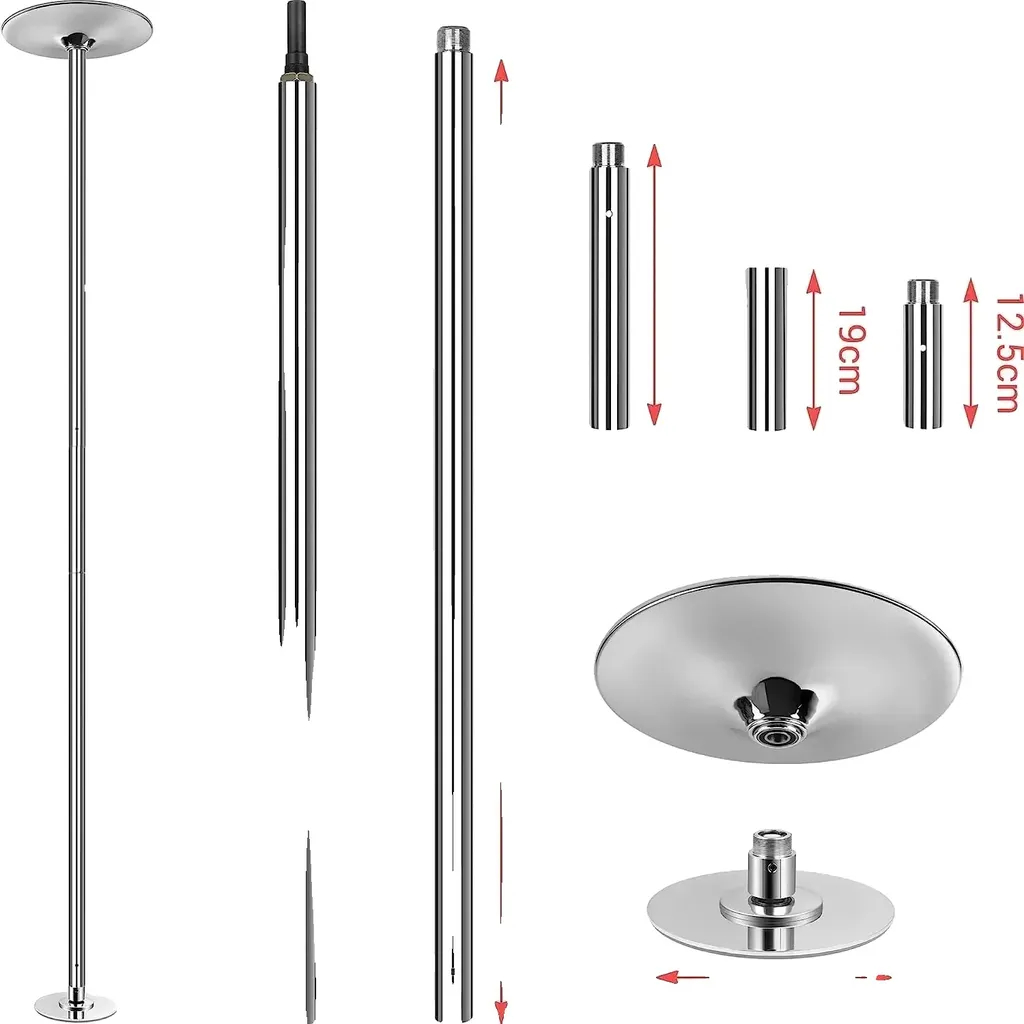 Installer une barre de pole dance sans percer : modèle pro spin réglable
