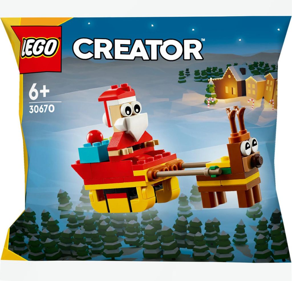 LEGO Creator Slitta di Babbo Natale 30670 Set Costruzioni Immagine del prodotto 