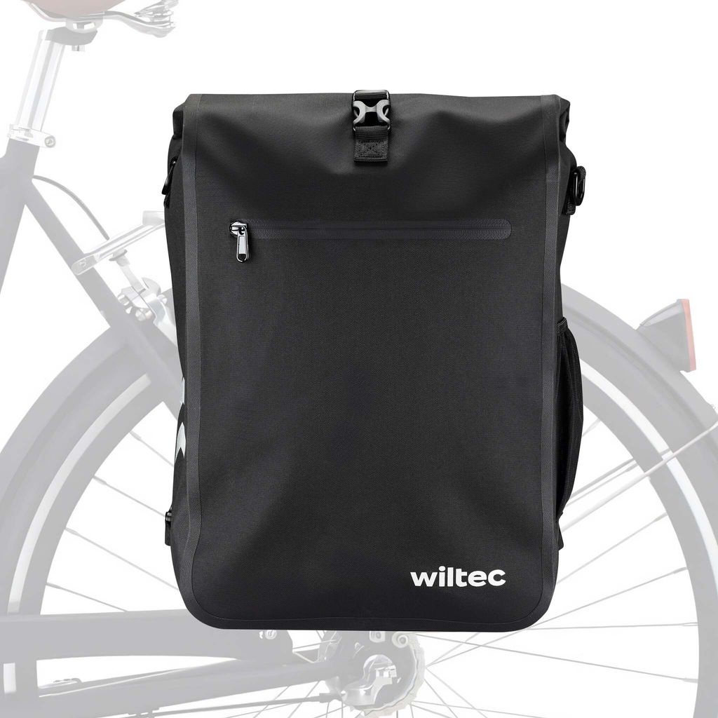 Wiltec brašna na nosič černá, batoh na kolo s úložným Obrázek produktu 