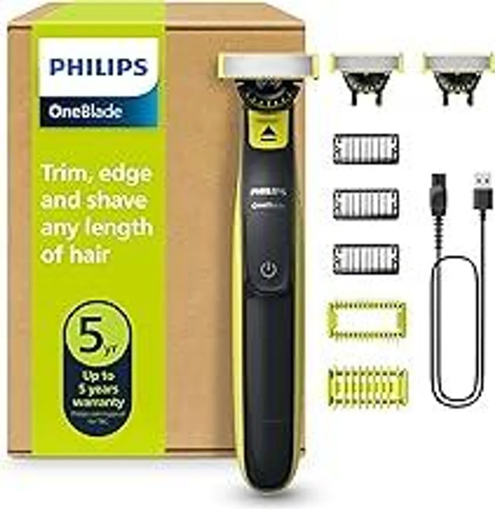 Rifinitore Barba Philips OneBlade 360 QP2824/31: Stile Professionale