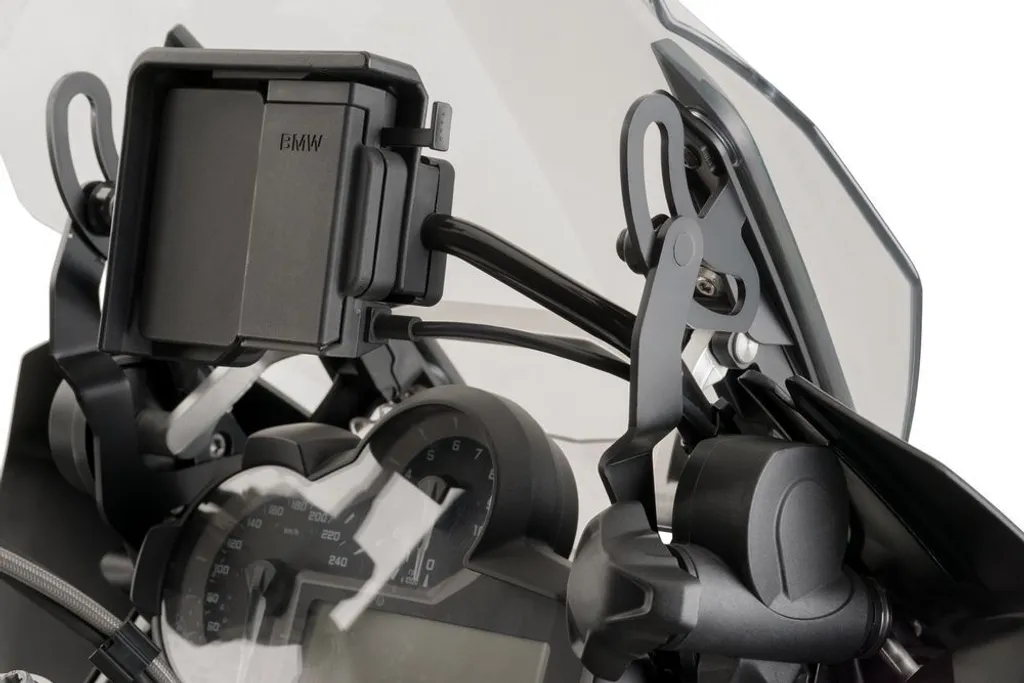 Support de carénage BMW R1200GS noir : Stopper les vibrations du plastique