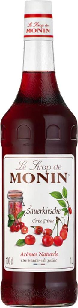 Monin Sauerkirsche Sirup ideal für Gebäck und Konfitüren 1000ml