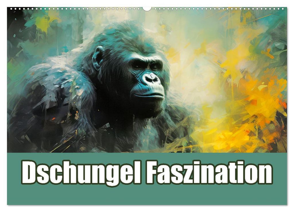 Dschungel Faszination (Wandkalender 2027 DIN A2 quer), CALVENDO Monatskalender