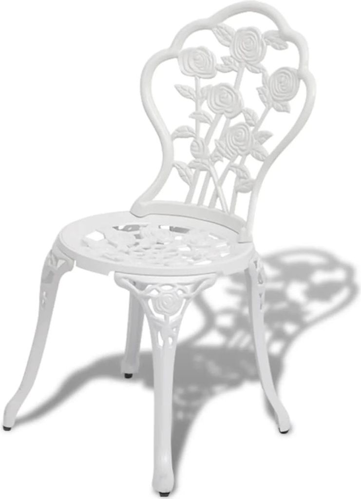 VidaXL 43176, Taras, Aluminium, Żelazo, Biały, 410 mm, 490 Zdjęcie produktu 