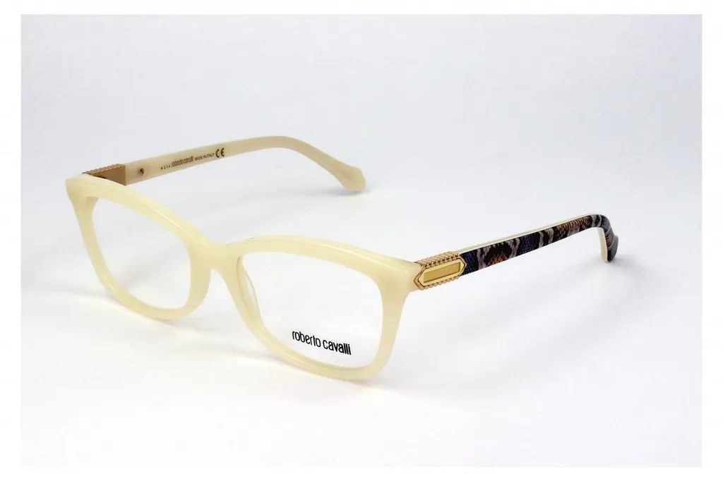Lunettes Roberto Cavalli RC0865 Blanches en Acétate de Luxe pour Femme