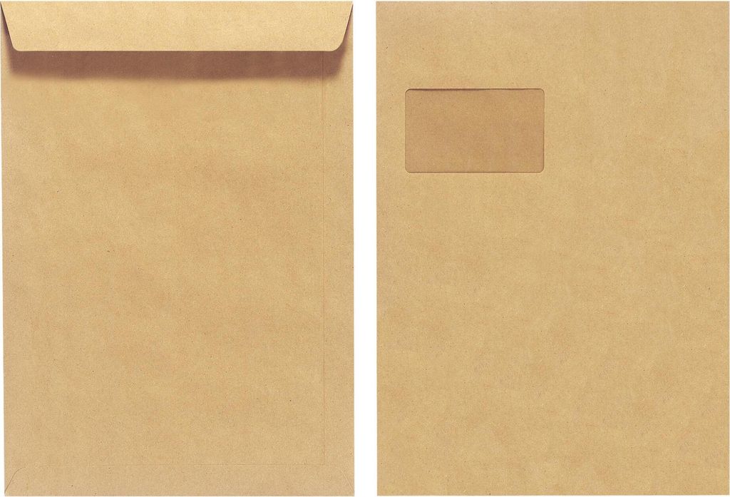 Herlitz Briefumschlag C4 90g nassklebend m.Fenster Produktbild 