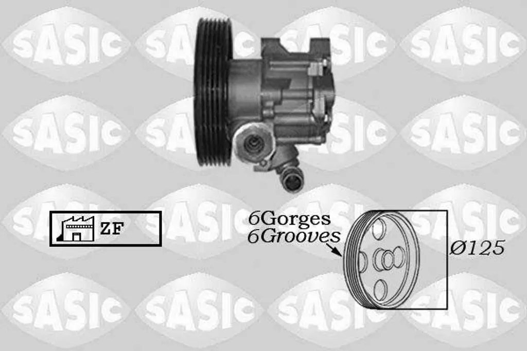 Pompe de direction assistée pour Scudo et Ulysse - Remplacement OE 9624659580