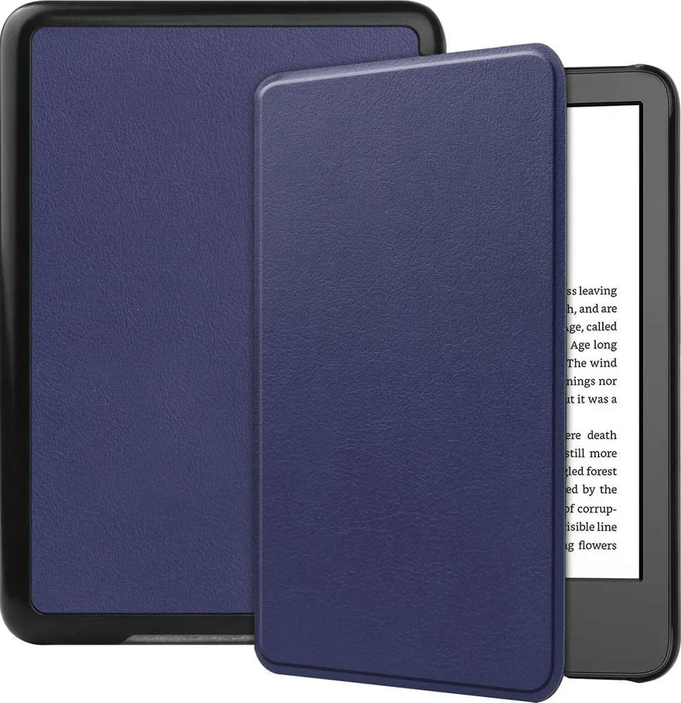 Cover Kindle 2022 11 Gen Blu - Protezione Smart con Stand Integrato