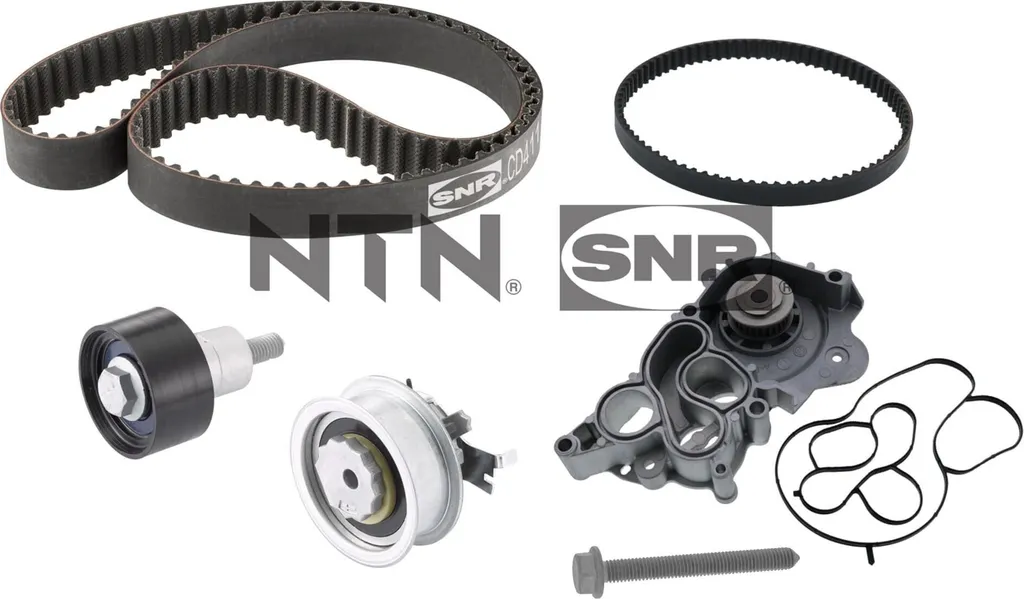 Kit Distribution + Pompe à eau pour VW Golf 7 Tiguan et Seat Leon SNR