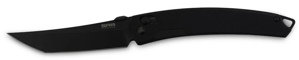 Couteau SRM 9211 Barva tout noir : Lame D2 haute précision avec blocage