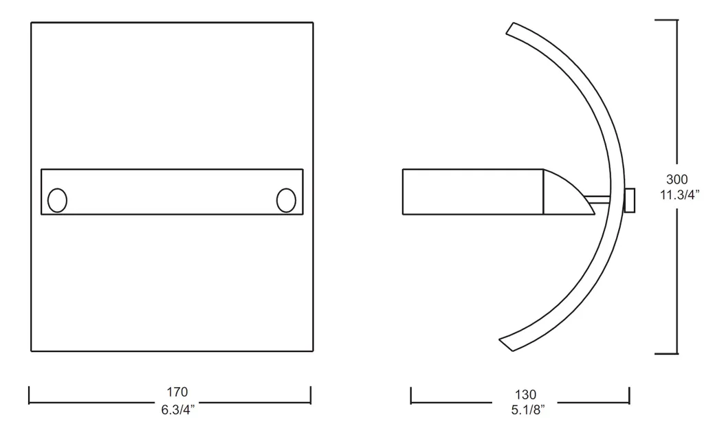 Applique Murale Compacte Audi B AP1 - Solution Éclairage Petits Espaces - 7