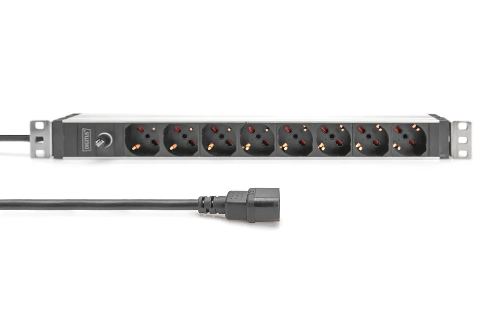 Multiprise Rackable 19 Pouces 8 Prises DIGITUS avec Connecteur IEC C14 - 3