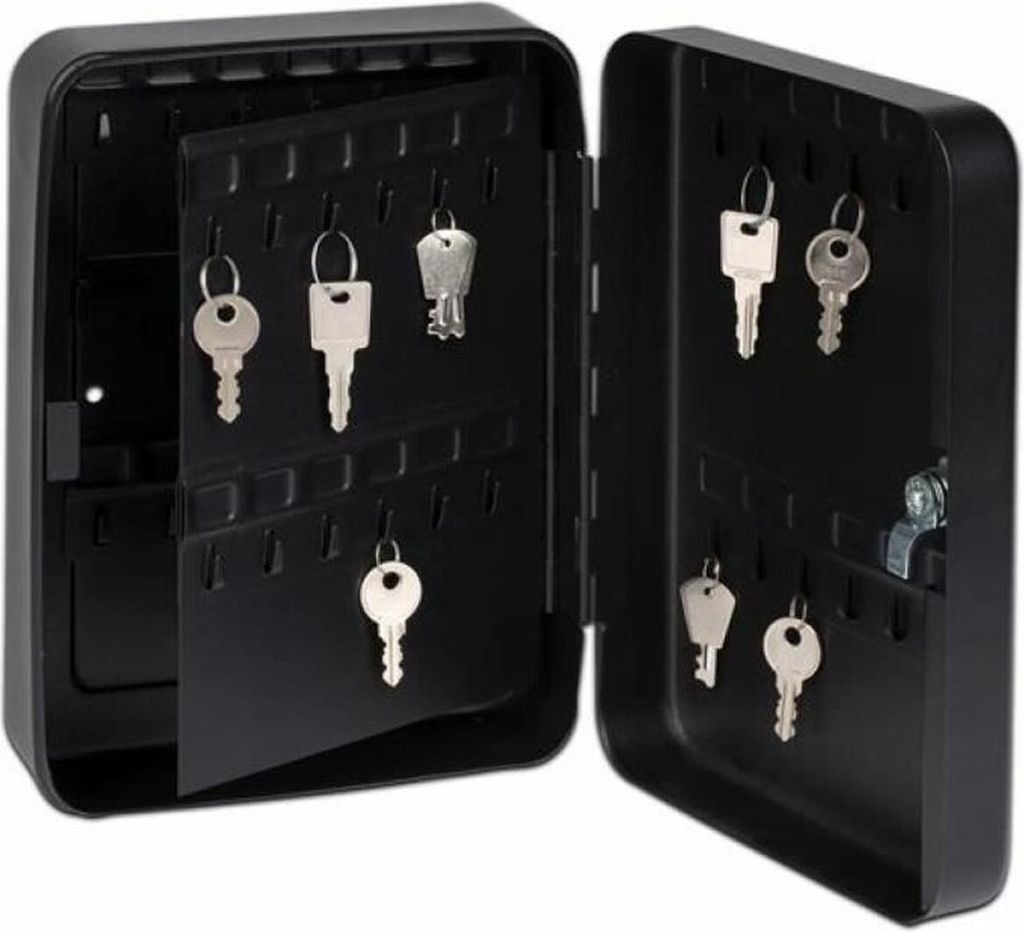 Schlüsselschrank Yale Schwarz 30 x 24 x 8 cm