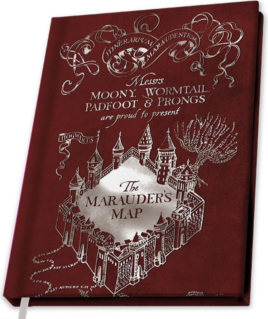 ABYstyle - Harry Potter - Marauder's Map A5 Notizbuch Produktbild 