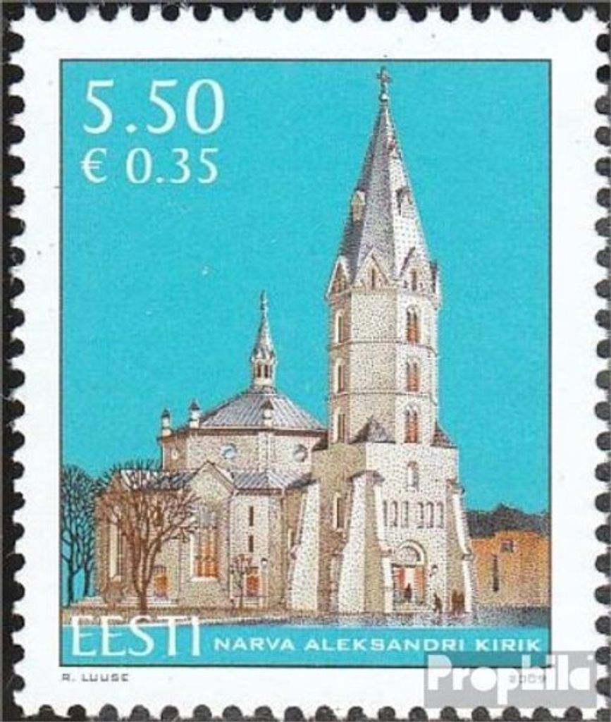 Briefmarken Estland 2009 Mi 642 (kompl.Ausg.) postfrisch Narva