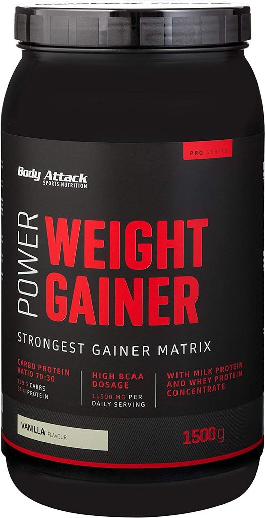 Body Attack Power Weight Gainer 1500g Vanilla
