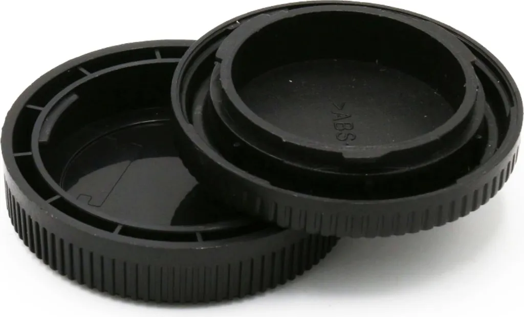 Tappo protettiva Obiettivo posteriore compatibile con Canon EF, EF-S Coperchio custodia Body Cap EOS EF, EF-S Copertura Cover Cap EF EF-S Mount (copriobiettivo E + copriobiettivo posteriore RF-3)
