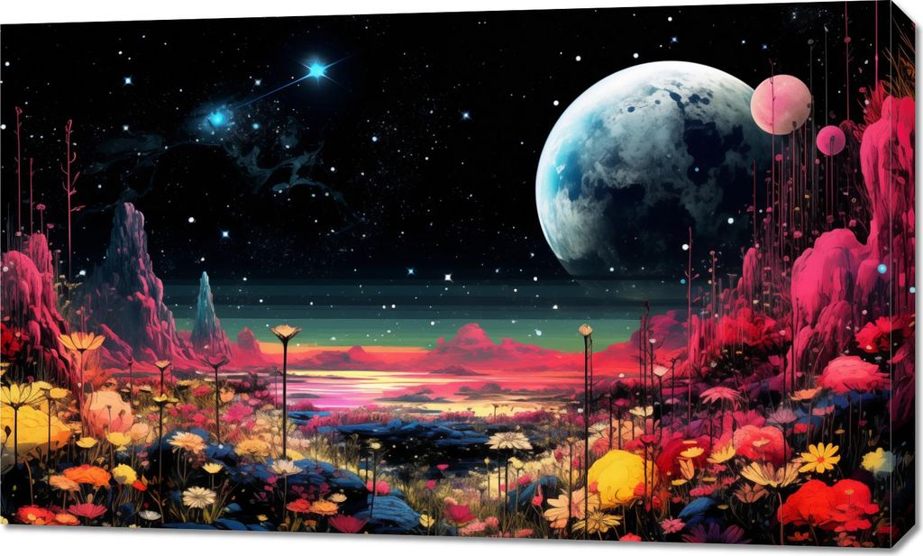 Bild 100x60cm Eine andere Welt