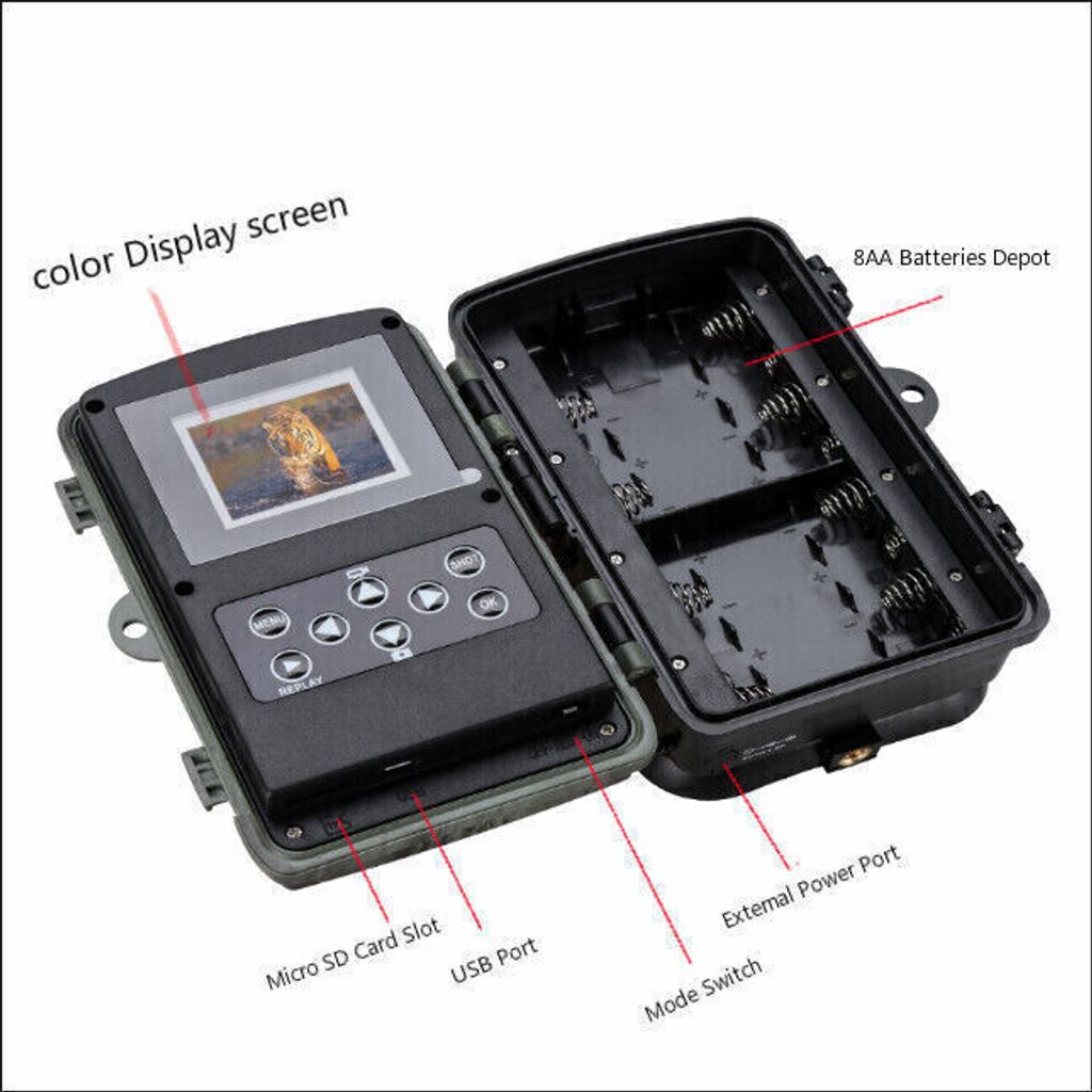 WLAN Game Camera WiFi 830Pro 36MP s Bluetooth Invisible 44 Obrázok produktu 8