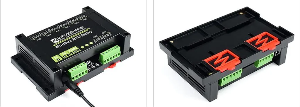 Module Rail Din 8 Canaux Relais RS485 Modbus RTU avec Isolation Optique