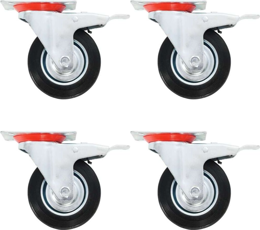 The Living Store 32 Stk. Lenkrollen 100 mm