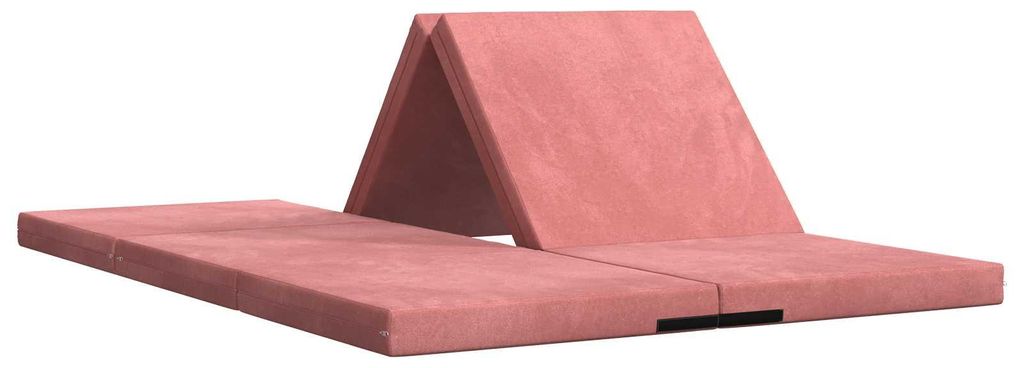 vidaXL Klappsofa Bett 140 x 67 x 45 cm Rosa
