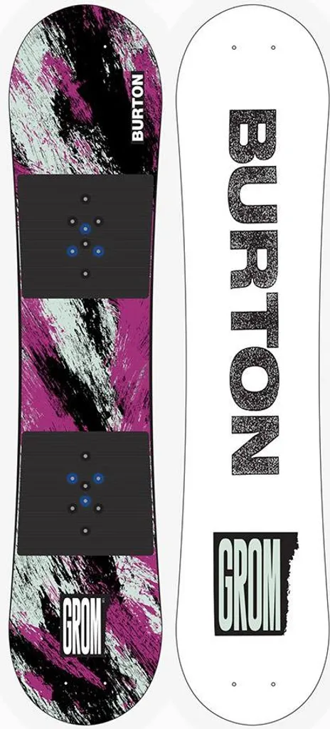 Burton Grom 130 Snowboard Junior Multicolore avec Flex Souple et Tolérant