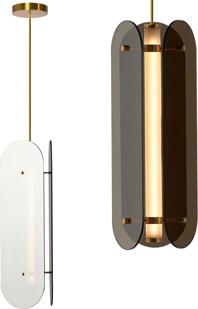 Suspension pour Table à Manger Toolight APP1676-CP Noire Longueur 1m