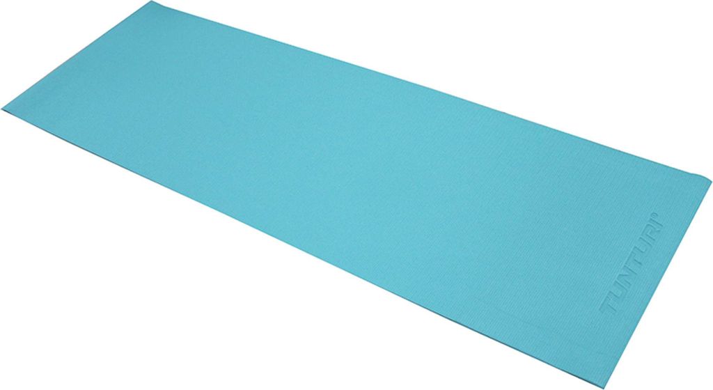 Tunturi PVC Yogamatte - Fitnessmatte 4mm dick - Türkis