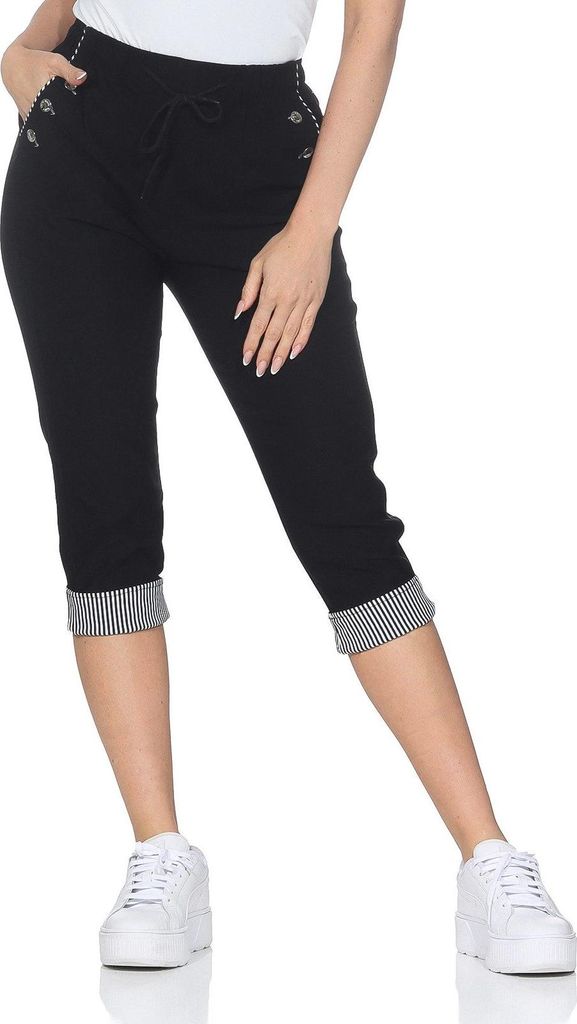 Caprihose OriginalYou 7/8 Sommerhose Freizeithose mit Stretch 36-52 für Damen