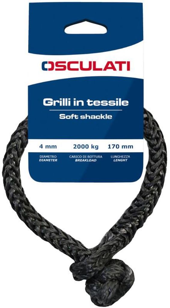 Gancio morbido ad alta resistenza, grigio, 3 mm (set Immagine del prodotto 